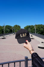 Load image into Gallery viewer, LAF Hat - Black + Gold
