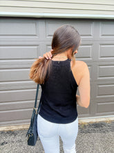 Load image into Gallery viewer, Black Sweater Tank
