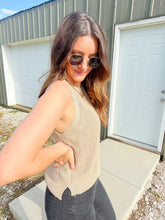 Load image into Gallery viewer, Taupe Sweater Tank
