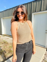 Load image into Gallery viewer, Taupe Sweater Tank
