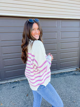 Load image into Gallery viewer, Perwinkle Striped Sweater
