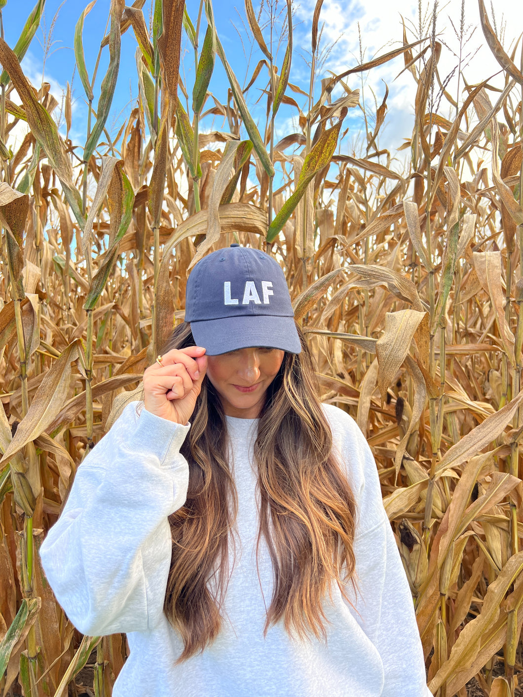 LAF Hat - Navy + White