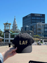 Load image into Gallery viewer, LAF Hat - Black + Gold
