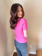 Load image into Gallery viewer, Pink Square Neck Blouse
