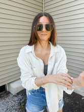 Load image into Gallery viewer, Cream Gauze Button Down
